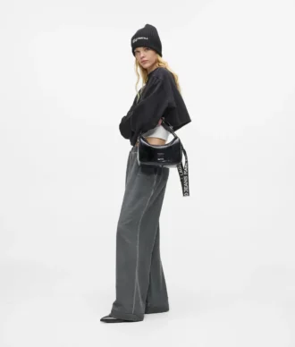 Mini bolso hobo brillante