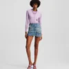 MINIFALDA UTILITARIA DE DENIM MINIFALDA UTILITARIA DE DENIM