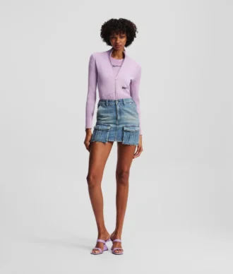 MINIFALDA UTILITARIA DE DENIM MINIFALDA UTILITARIA DE DENIM