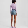 MINIFALDA UTILITARIA DE DENIM MINIFALDA UTILITARIA DE DENIM