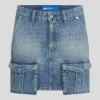 MINIFALDA UTILITARIA DE DENIM MINIFALDA UTILITARIA DE DENIM