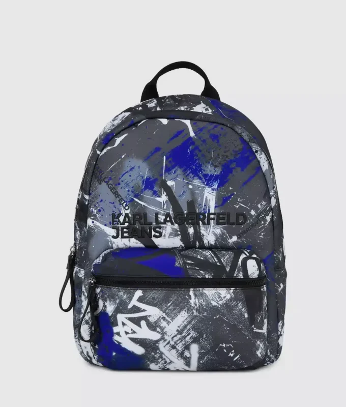 Mochila con estampado graffiti Mochila con estampado graffiti