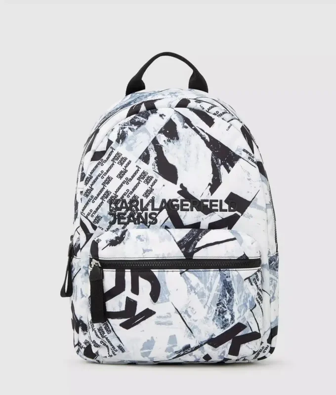 Mochila con estampado gráfico integral Mochila con estampado gráfico integral