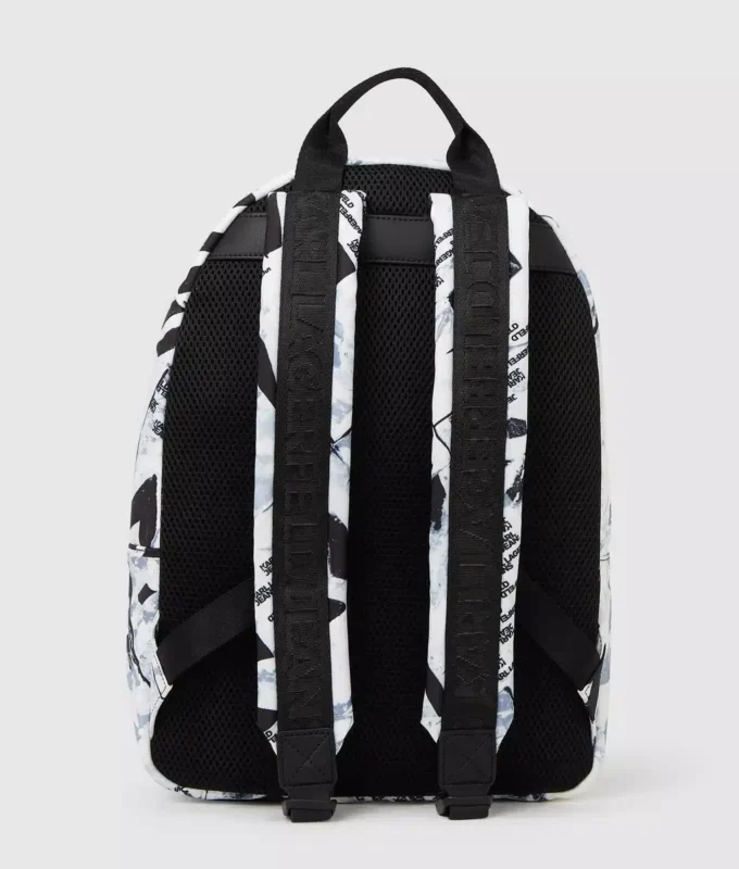 Mochila con estampado gráfico integral Mochila con estampado gráfico integral