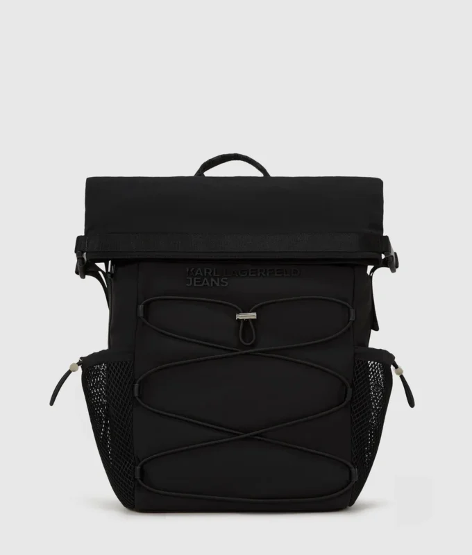 Mochila utilitaria con cordón