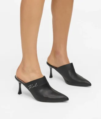 Mules con tacón Sienna