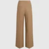 Pantalones anchos de mezcla de lana Pantalones anchos de mezcla de lana