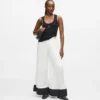 Pantalones anchos plisados Pantalones anchos plisados