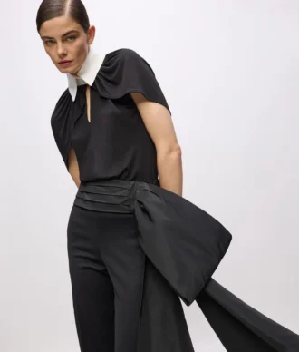 Pantalones con detalle de lazo KL Studio