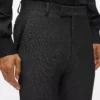 Pantalones con detalles de satén Pantalones con detalles de satén