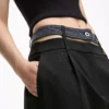 Pantalones con doble cintura Pantalones con doble cintura