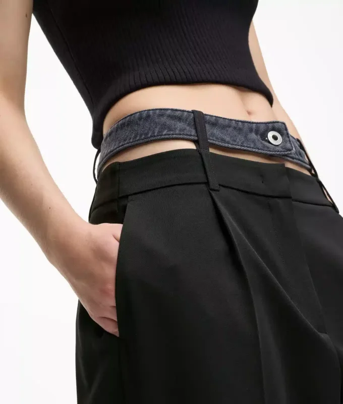 Pantalones con doble cintura Pantalones con doble cintura