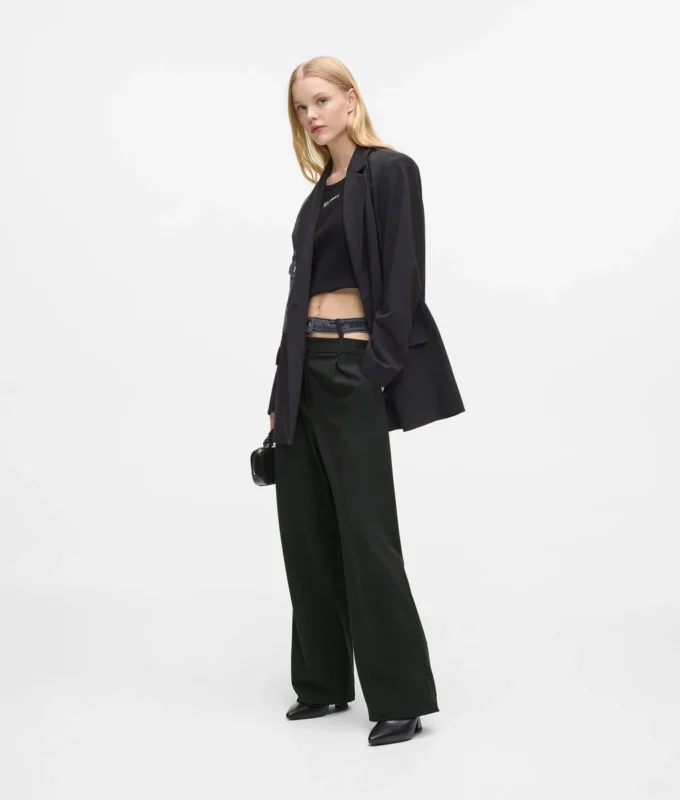 Pantalones con doble cintura Pantalones con doble cintura