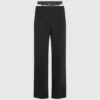 Pantalones con doble cintura Pantalones con doble cintura
