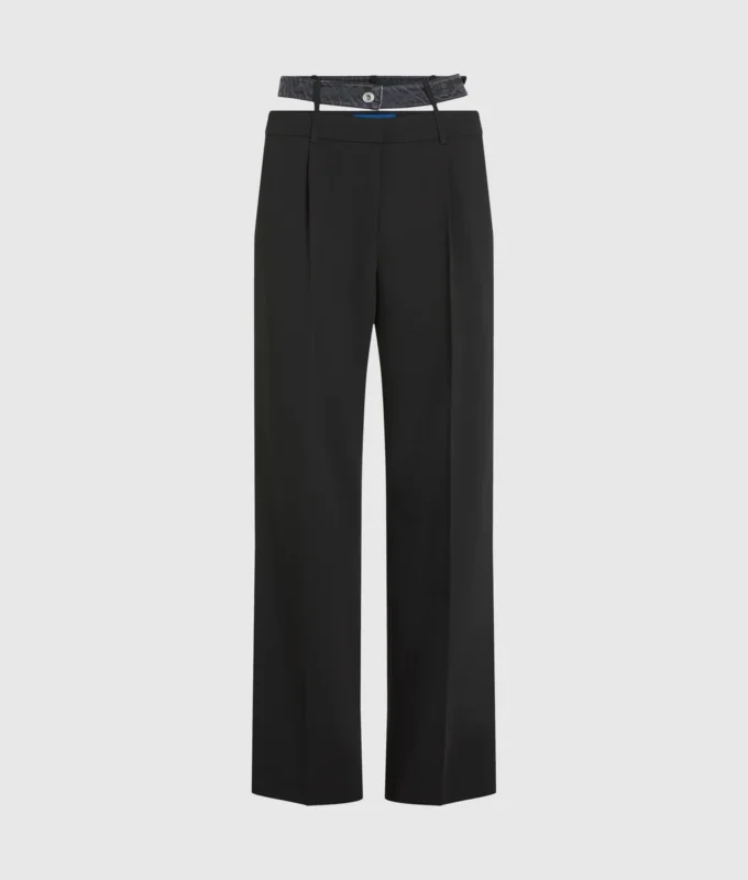 Pantalones con doble cintura Pantalones con doble cintura