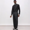 Pantalones con ribetes en contraste KL Studio