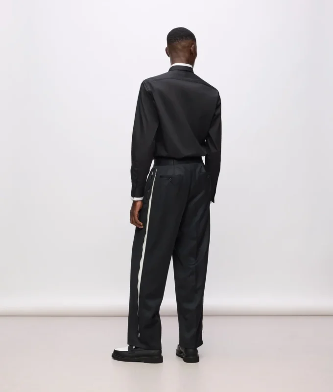 Pantalones con ribetes en contraste KL Studio
