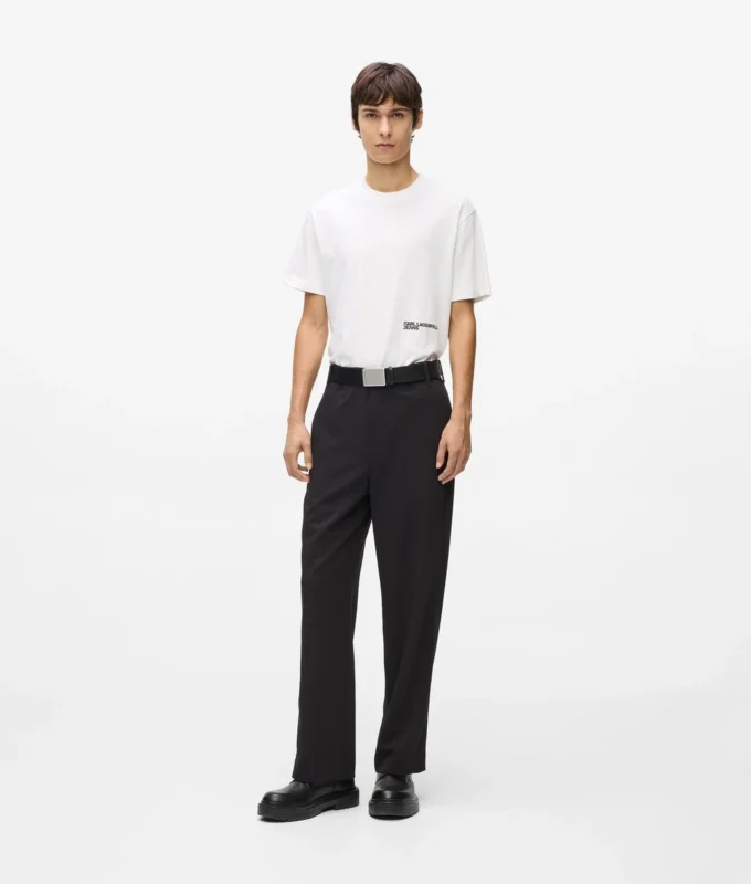 Pantalones con ribetes tonales