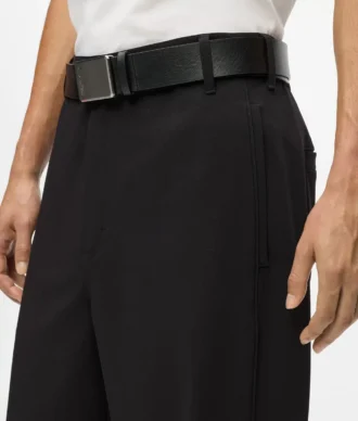 Pantalones con ribetes tonales