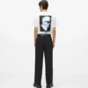 Pantalones con ribetes tonales