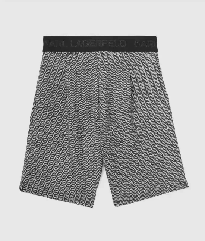 Pantalones cortos bouclé para niña Pantalones cortos bouclé para niña