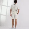 PANTALONES CORTOS CON ESTAMPADO INTEGRAL PANTALONES CORTOS CON ESTAMPADO INTEGRAL