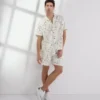 PANTALONES CORTOS CON ESTAMPADO INTEGRAL PANTALONES CORTOS CON ESTAMPADO INTEGRAL