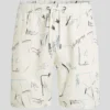 PANTALONES CORTOS CON ESTAMPADO INTEGRAL PANTALONES CORTOS CON ESTAMPADO INTEGRAL