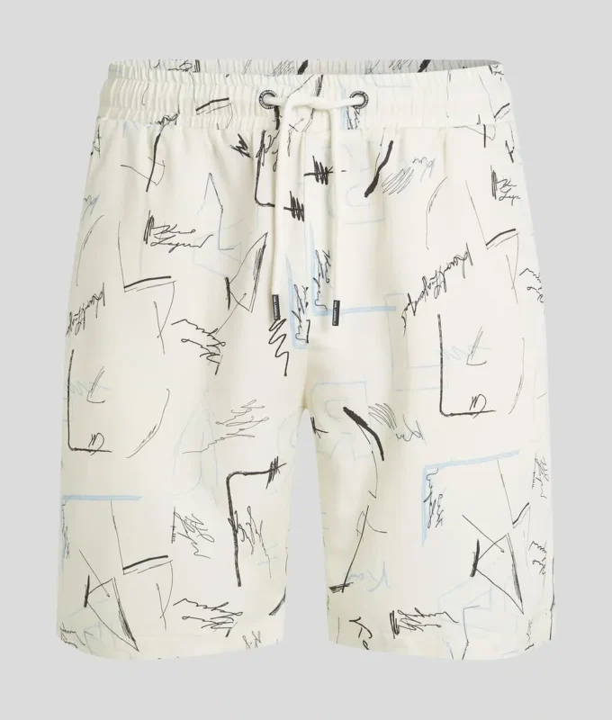PANTALONES CORTOS CON ESTAMPADO INTEGRAL PANTALONES CORTOS CON ESTAMPADO INTEGRAL