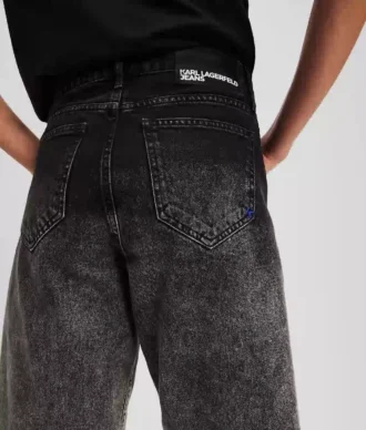 PANTALONES CORTOS DE DENIM OMBRÉ