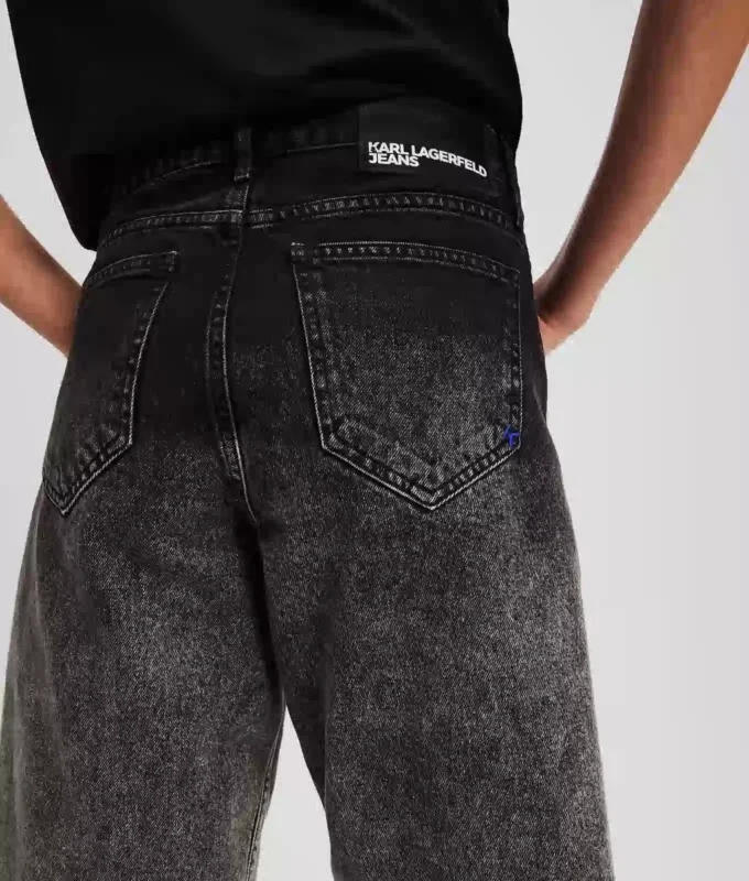 PANTALONES CORTOS DE DENIM OMBRÉ PANTALONES CORTOS DE DENIM OMBRÉ