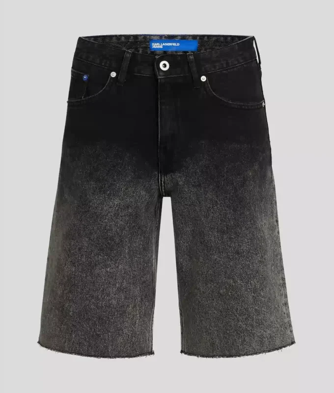 PANTALONES CORTOS DE DENIM OMBRÉ PANTALONES CORTOS DE DENIM OMBRÉ