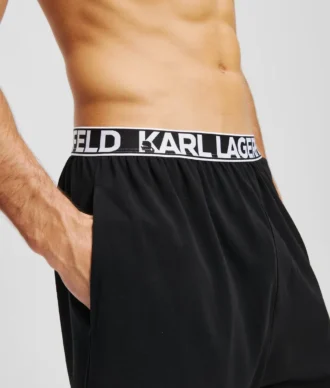 PANTALONES CORTOS DE PIJAMA CON LOGOTIPO PANTALONES CORTOS DE PIJAMA CON LOGOTIPO