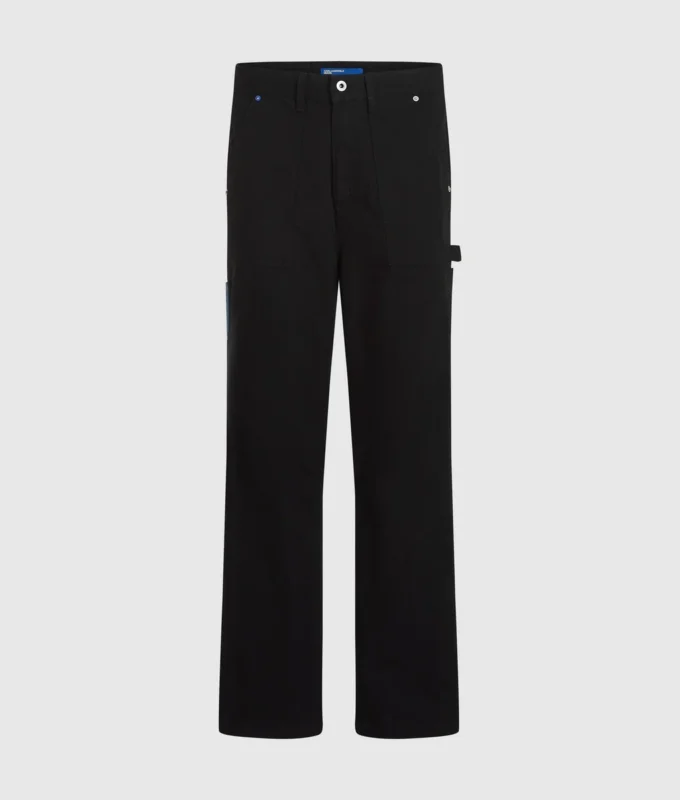 Pantalones de carpintero con bolsillos de denim Pantalones de carpintero con bolsillos de denim
