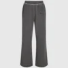 Pantalones de chándal anchos lavados Pantalones de chándal anchos lavados