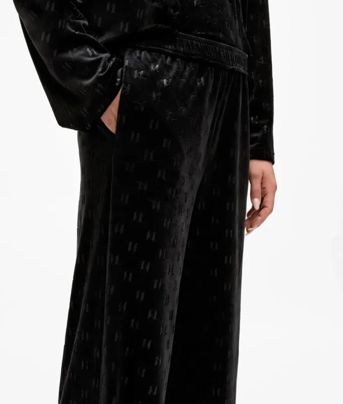Pantalones de chándal con monograma Pantalones de chándal con monograma