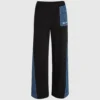 Pantalones de chándal con paneles de denim Pantalones de chándal con paneles de denim
