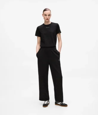Pantalones de chándal con pedrería