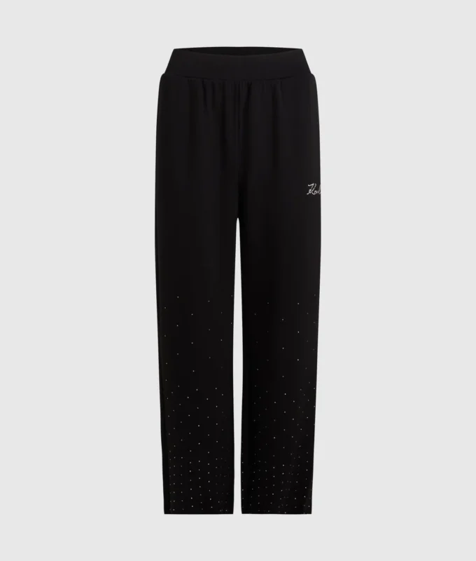 Pantalones de chándal con pedrería Pantalones de chándal con pedrería