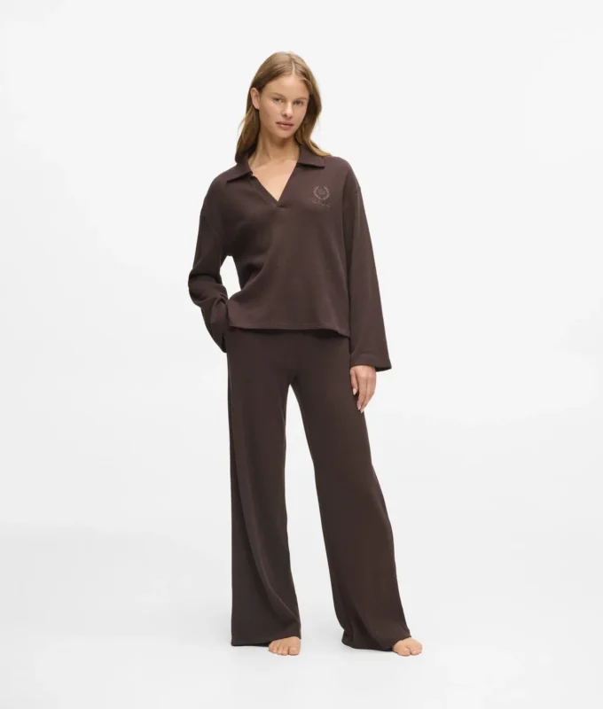 Pantalones de estar por casa tipo gofre Pantalones de estar por casa tipo gofre