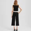 PANTALONES DE PUNTO CON RIBETES CONTRASTANTES PANTALONES DE PUNTO CON RIBETES CONTRASTANTES