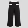 PANTALONES DE PUNTO CON RIBETES CONTRASTANTES PANTALONES DE PUNTO CON RIBETES CONTRASTANTES