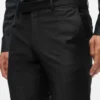 Pantalones entallados de mezcla de lana