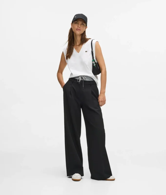 Pantalones Ikon con doble cintura Pantalones Ikon con doble cintura