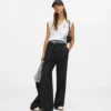 Pantalones Ikon con doble cintura Pantalones Ikon con doble cintura