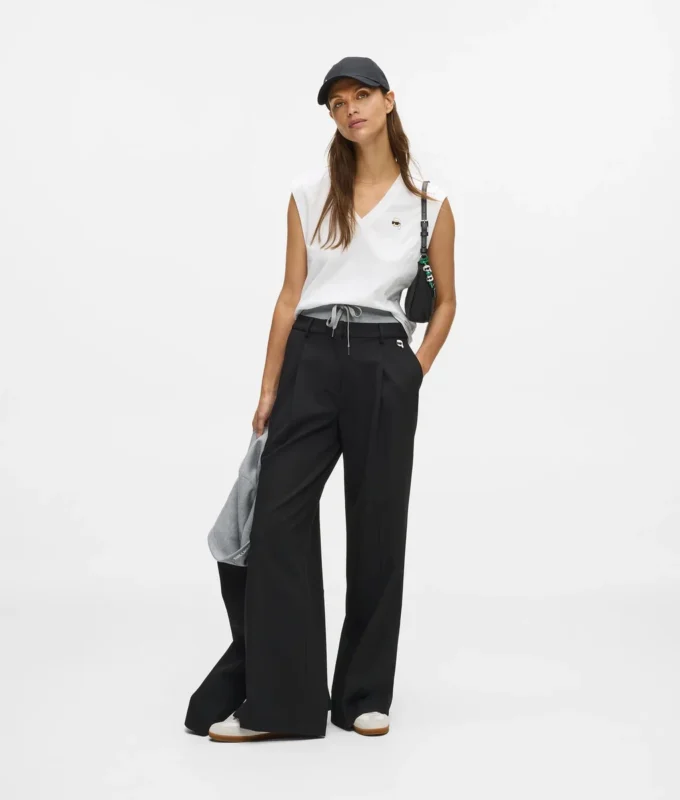 Pantalones Ikon con doble cintura Pantalones Ikon con doble cintura