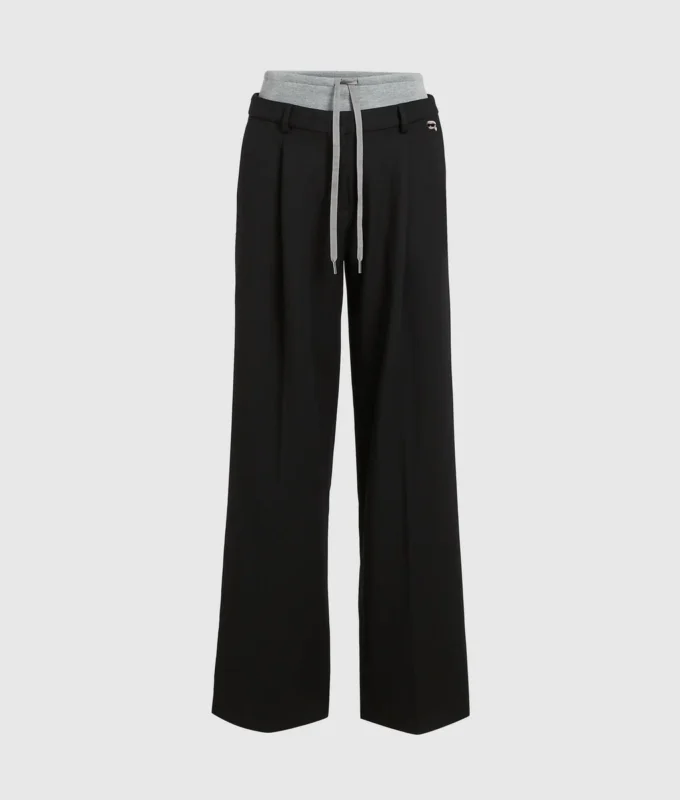 Pantalones Ikon con doble cintura Pantalones Ikon con doble cintura