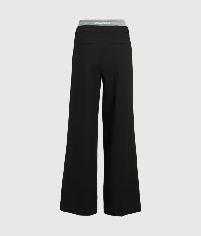 Pantalones Ikon con doble cintura Pantalones Ikon con doble cintura