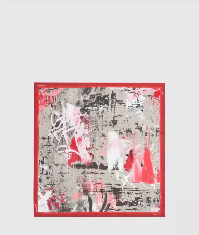 Pañuelo bandana con estampado graffiti Pañuelo bandana con estampado graffiti