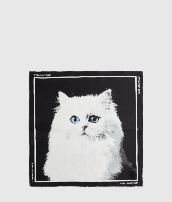 Pañuelo de seda Ikon Choupette Pañuelo de seda Ikon Choupette